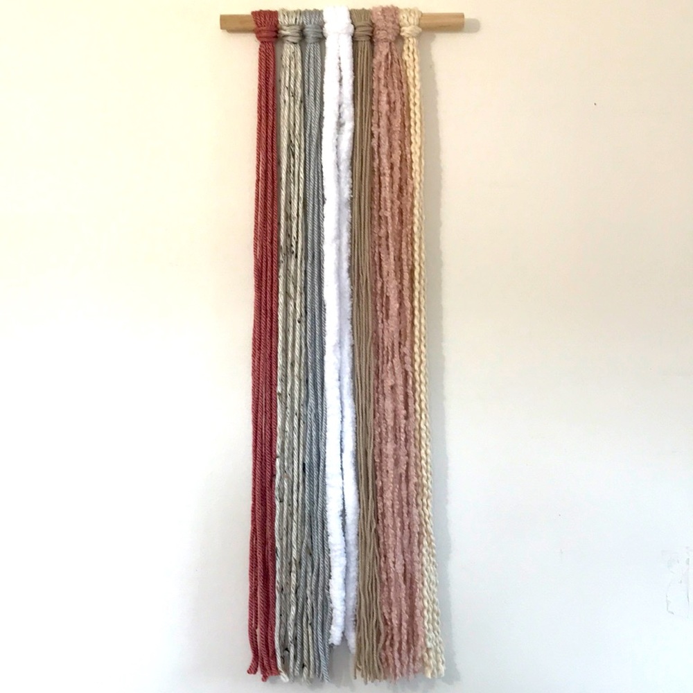 Ballerina Dreams 34” Yarn Wall Hanging Tapestry